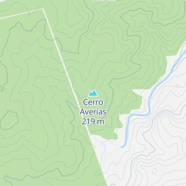 Map of Cerro Averías