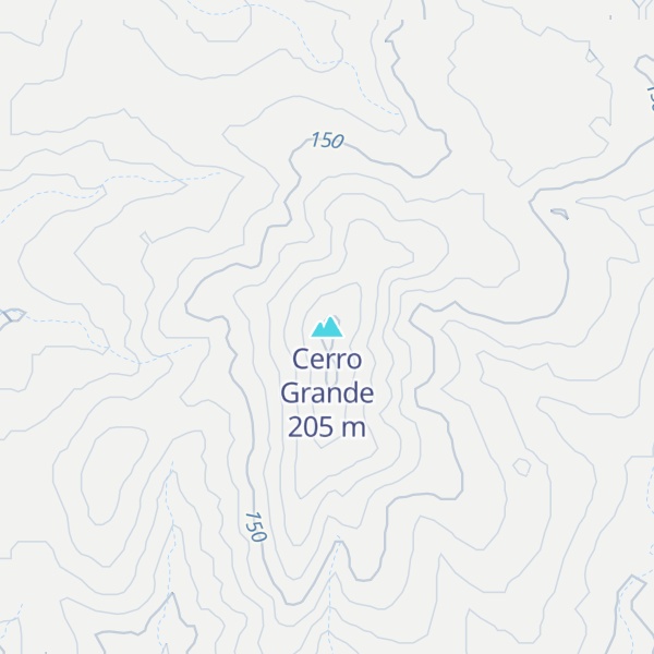 Map of Cerro Grande
