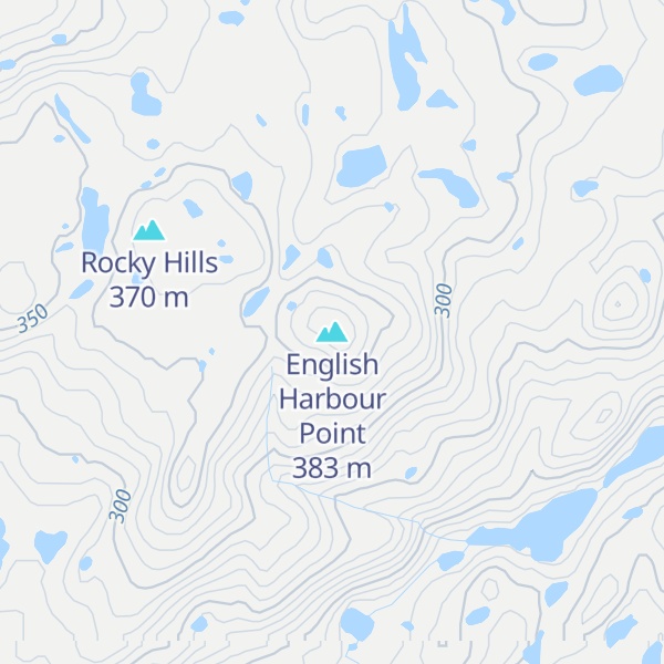 Map of English Harbour Point