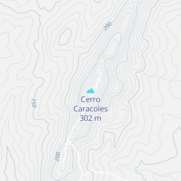 Map of Cerro Caracoles