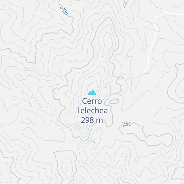 Map of Cerro Telechea