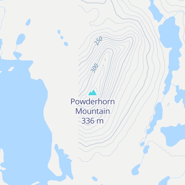 Map of Powderhorn Mountain