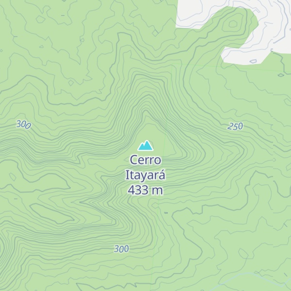 Map of Cerro Itayará