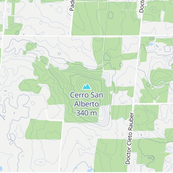 Map of Cerro San Alberto