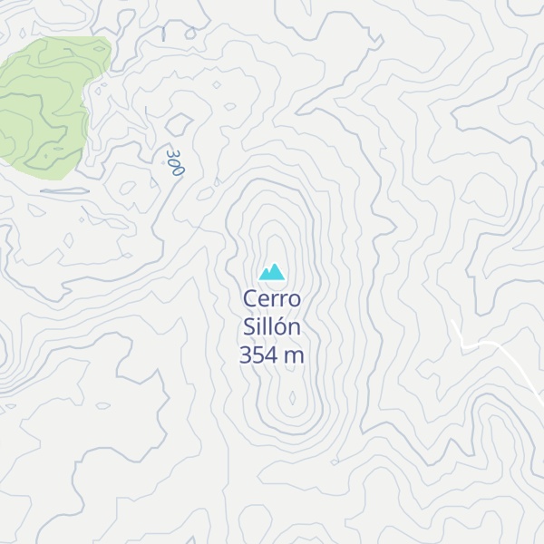 Map of Cerro Sillón