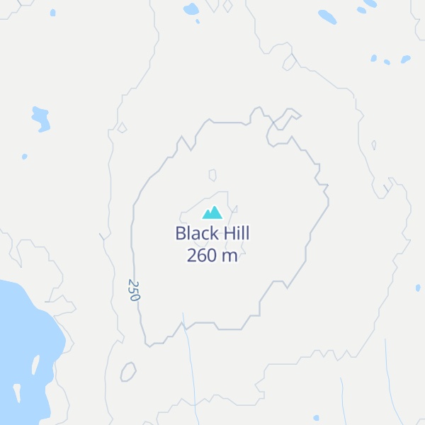 Map of Black Hill