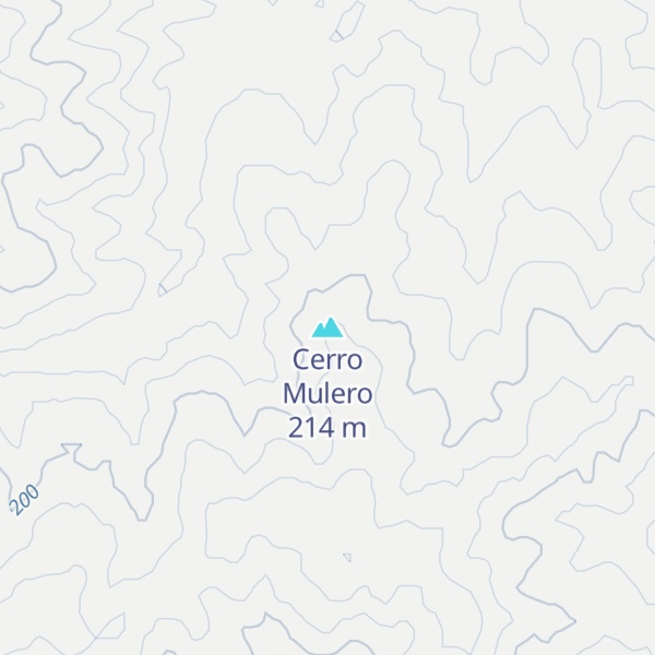 Map of Cerro Mulero
