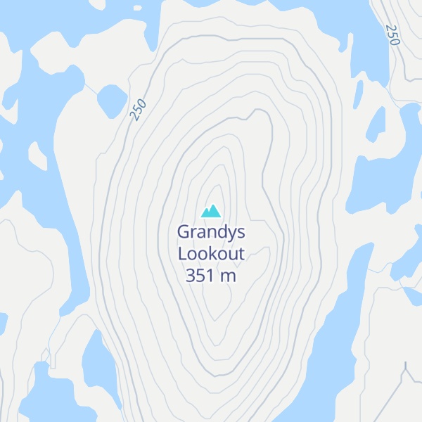 Map of Grandys Lookout