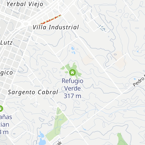 Map of Refugio Verde