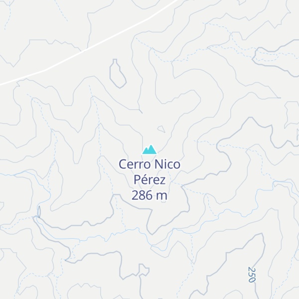Map of Cerro Nico Pérez