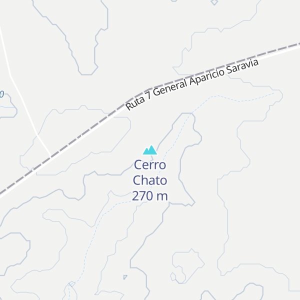 Map of Cerro Chato