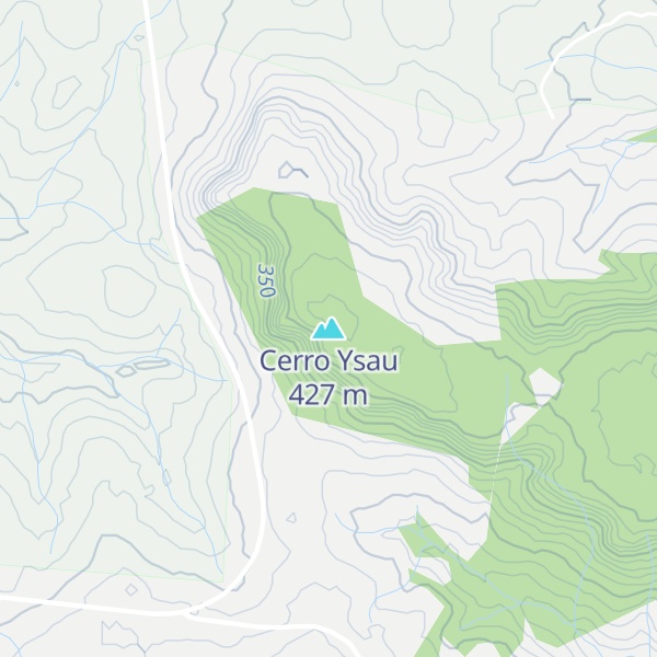 Map of Cerro Ysau