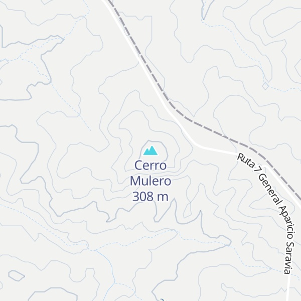 Map of Cerro Mulero