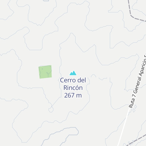 Map of Cerro del Rincón