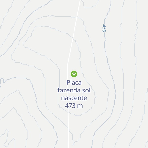 Map of Placa fazenda sol nascente