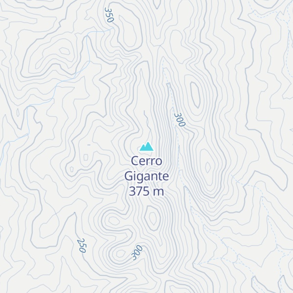 Map of Cerro Gigante