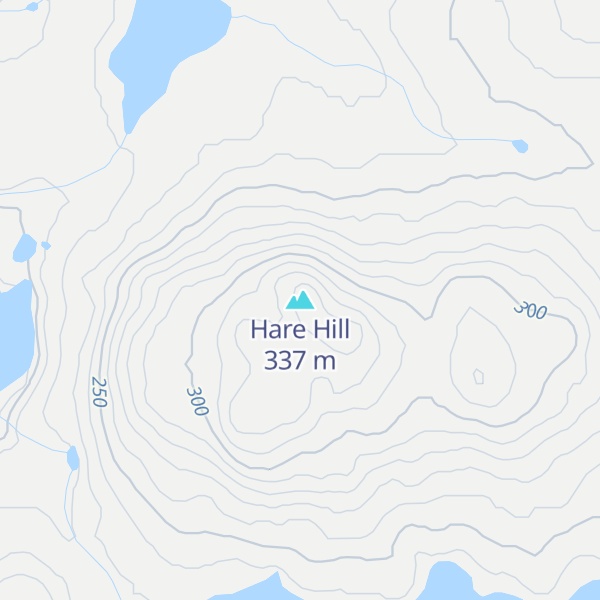 Map of Hare Hill