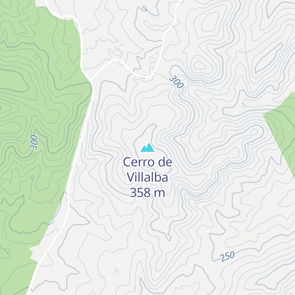 Map of Cerro de Villalba