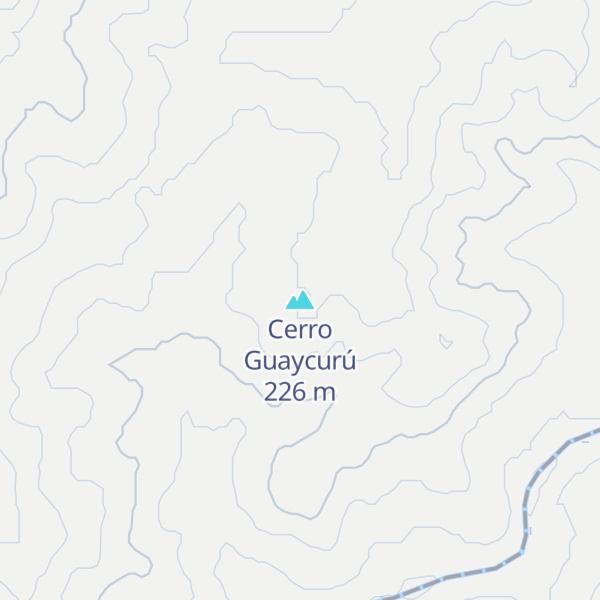 Map of Cerro Guaycurú