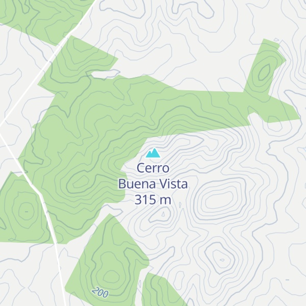 Map of Cerro Buena Vista