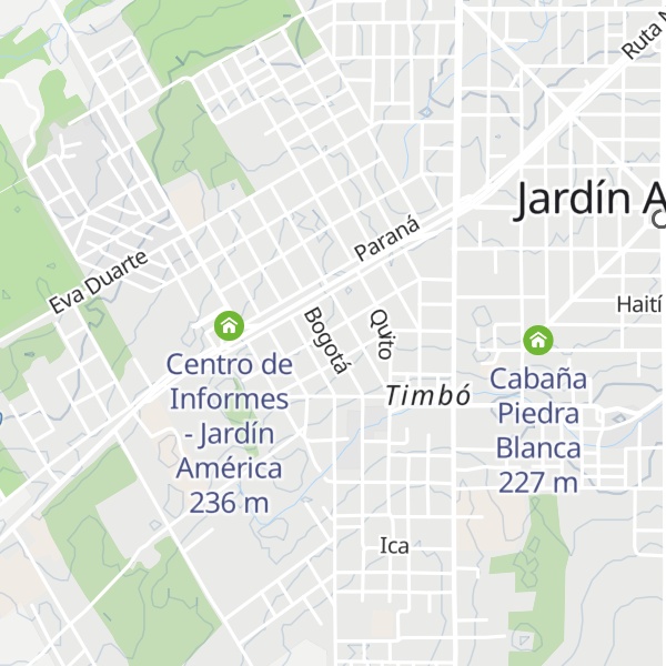 Map of Cabañas