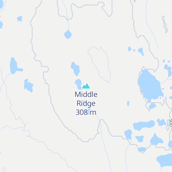 Map of Middle Ridge