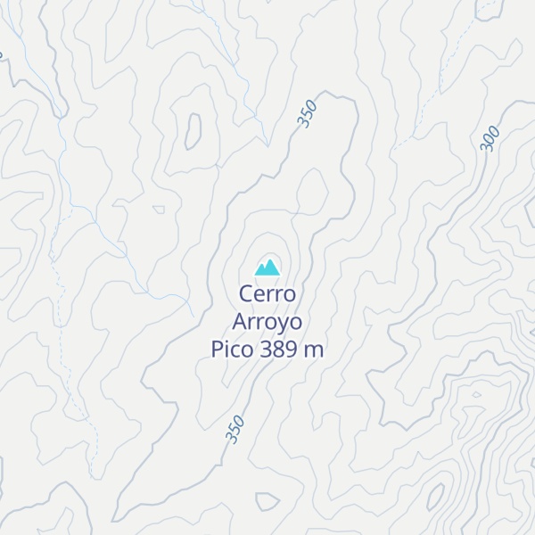 Map of Cerro Arroyo Pico