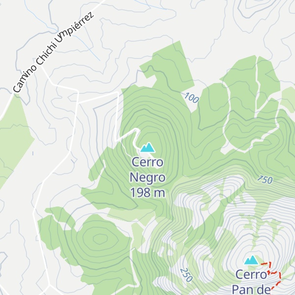 Map of Cerro Negro