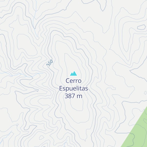 Map of Cerro Espuelitas