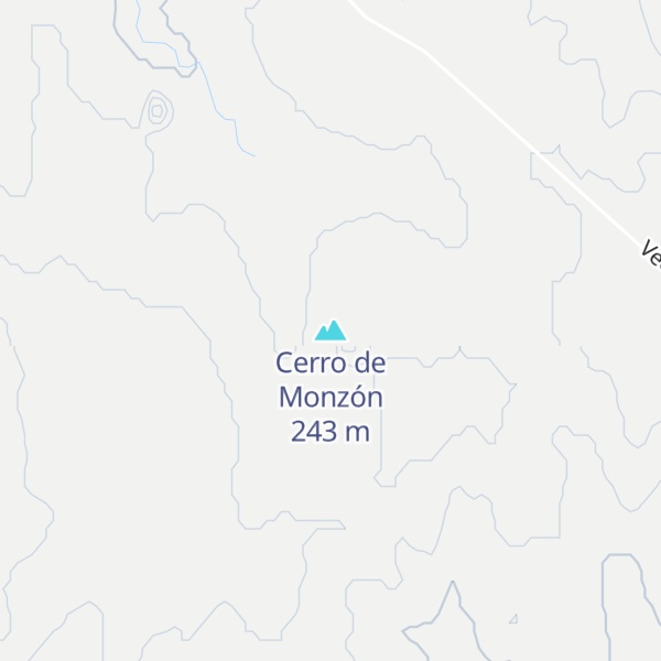 Map of Cerro de Monzón