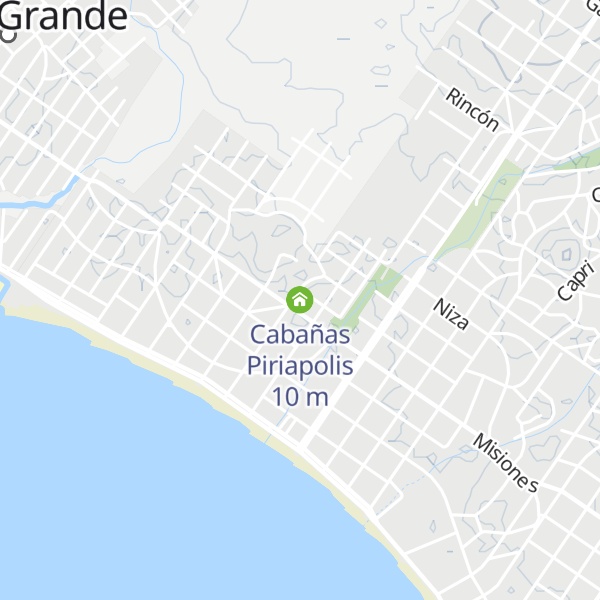 Map of Cabañas Piriapolis