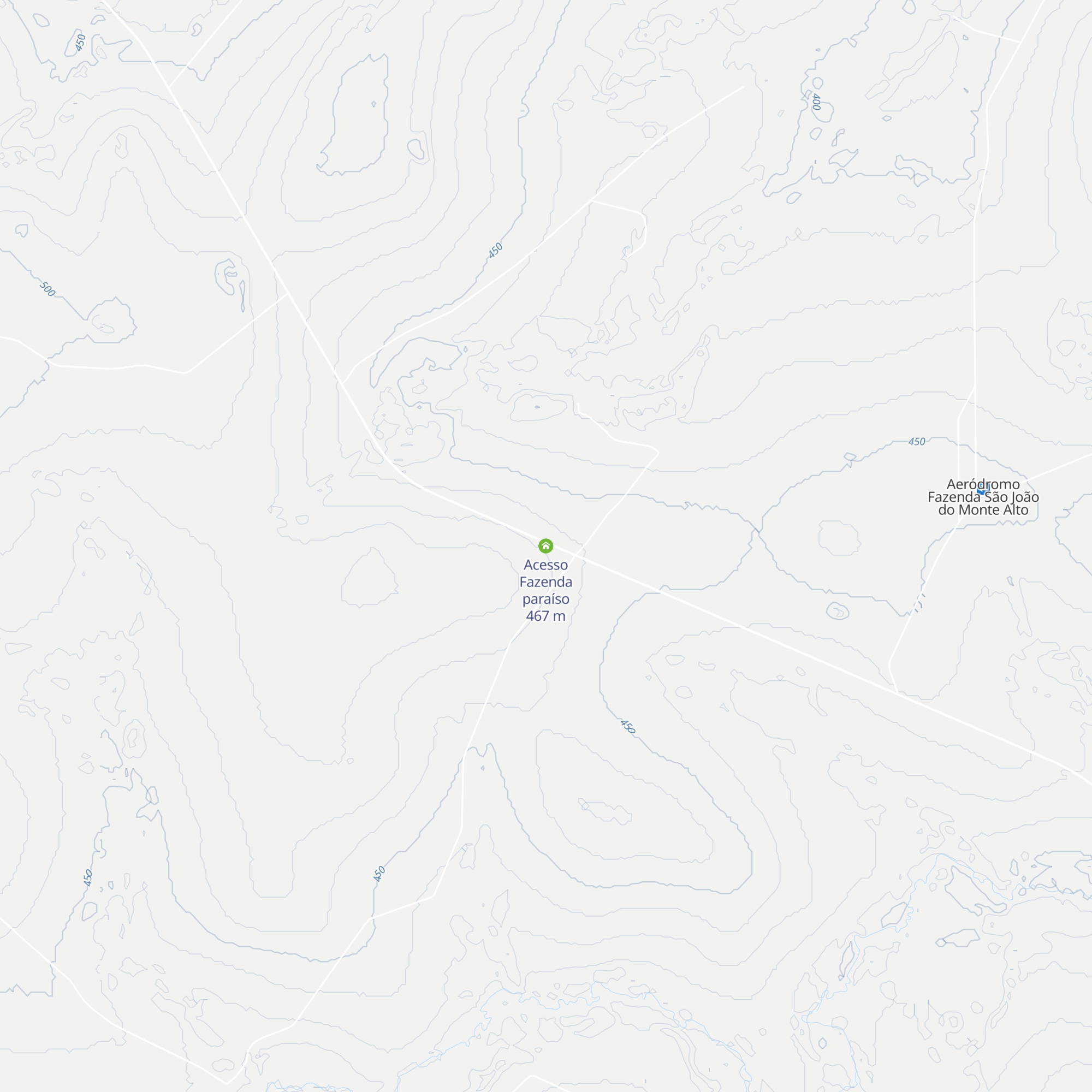 Acesso Fazenda paraíso map