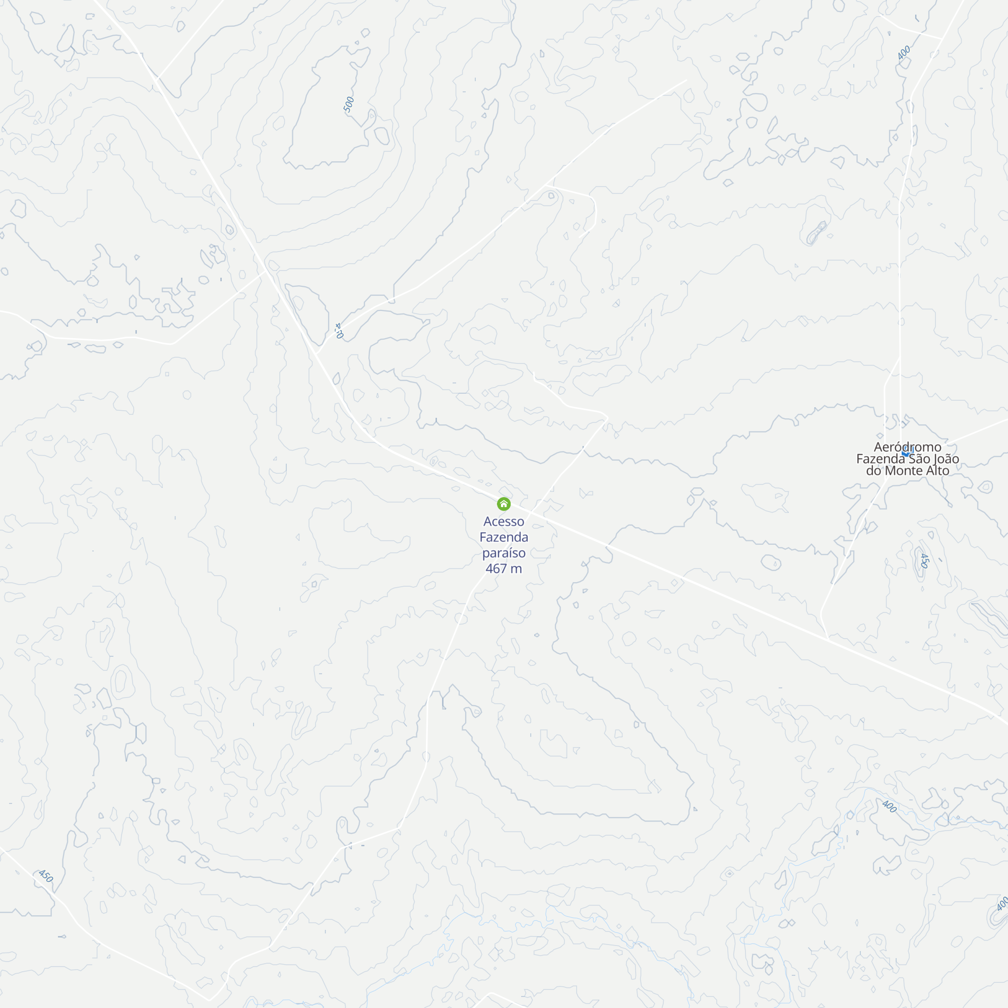 Acesso Fazenda paraíso map