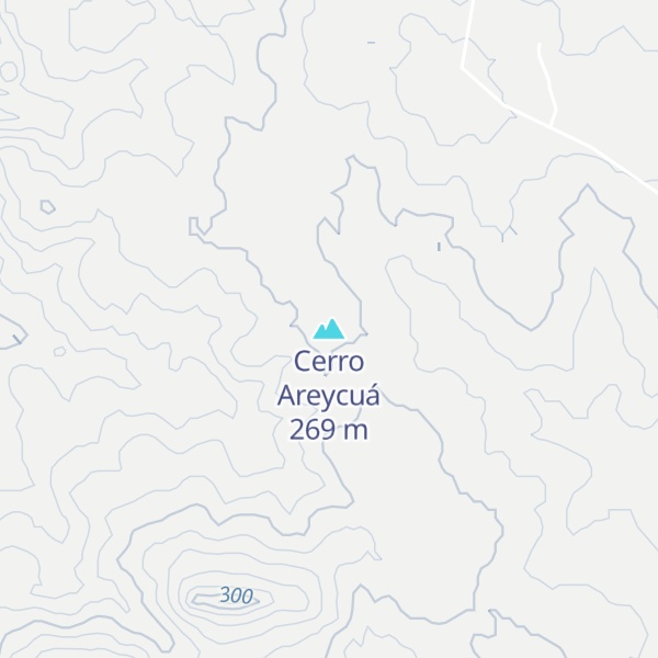 Map of Cerro Areycuá
