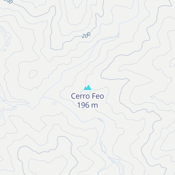 Map of Cerro Feo