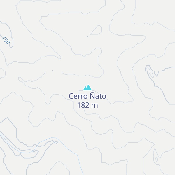 Map of Cerro Ñato