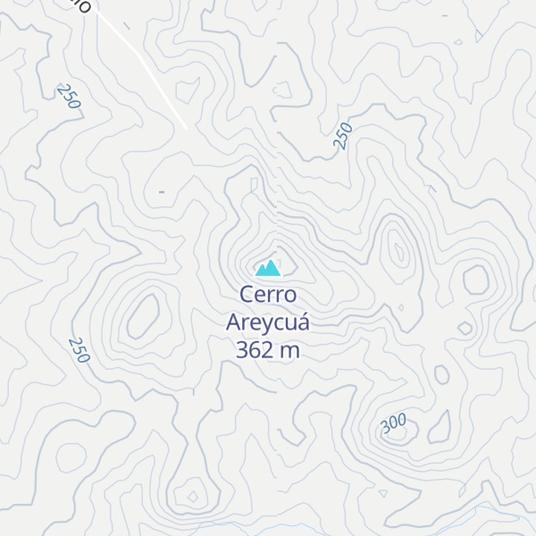 Map of Cerro Areycuá
