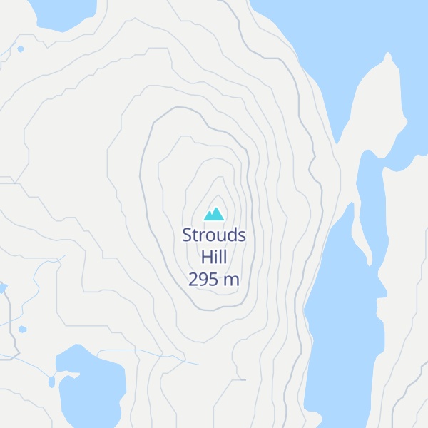 Map of Strouds Hill