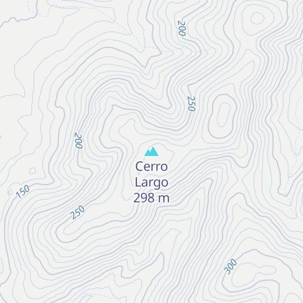 Map of Cerro Largo