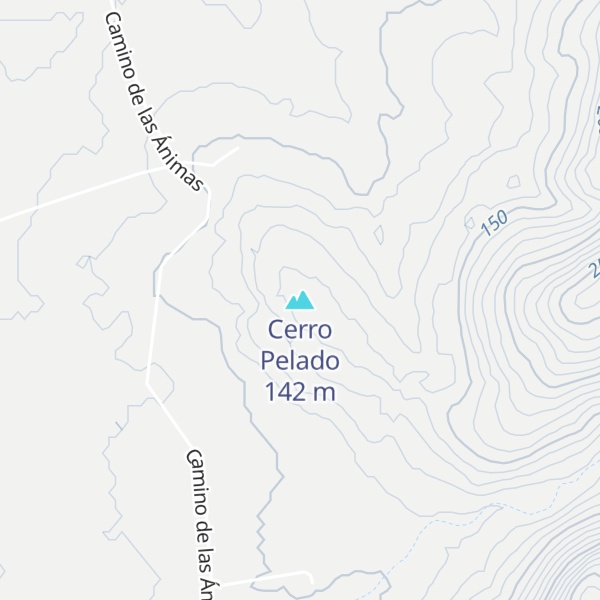 Map of Cerro Pelado