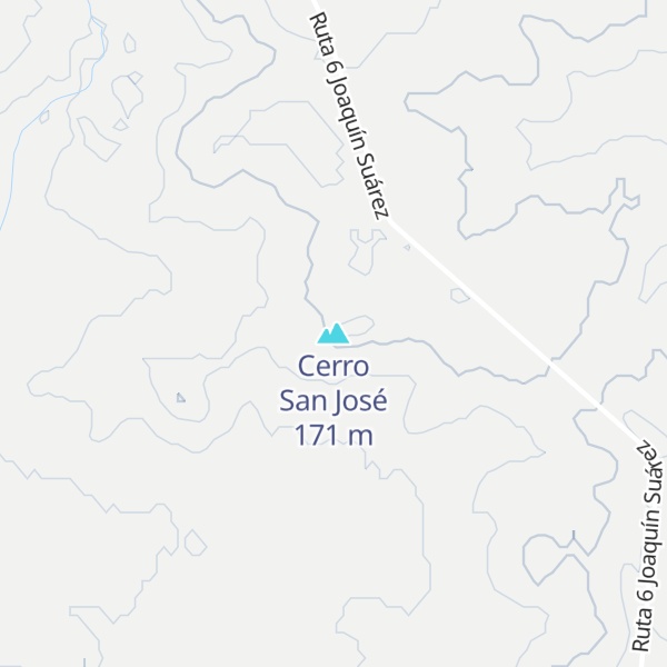 Map of Cerro San José