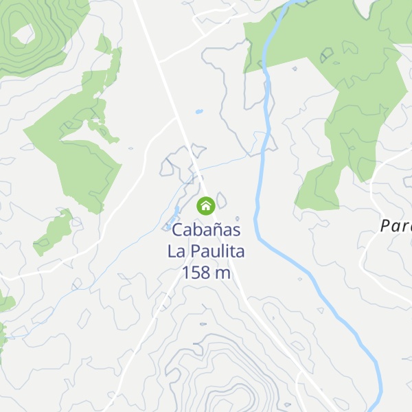 Map of Cabañas La Paulita