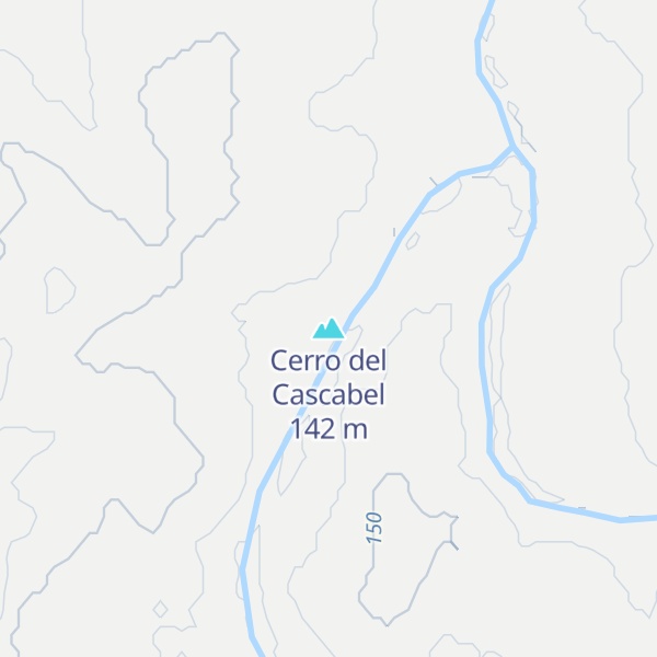Map of Cerro del Cascabel