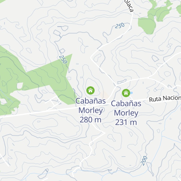 Map of Cabañas Morley