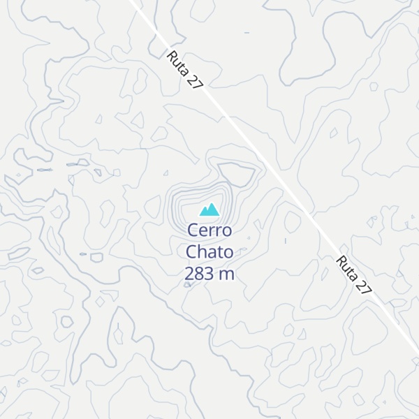 Map of Cerro Chato