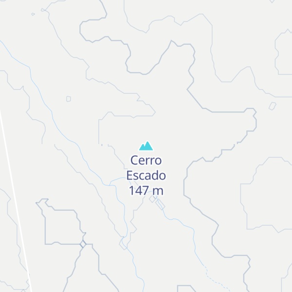 Map of Cerro Escado