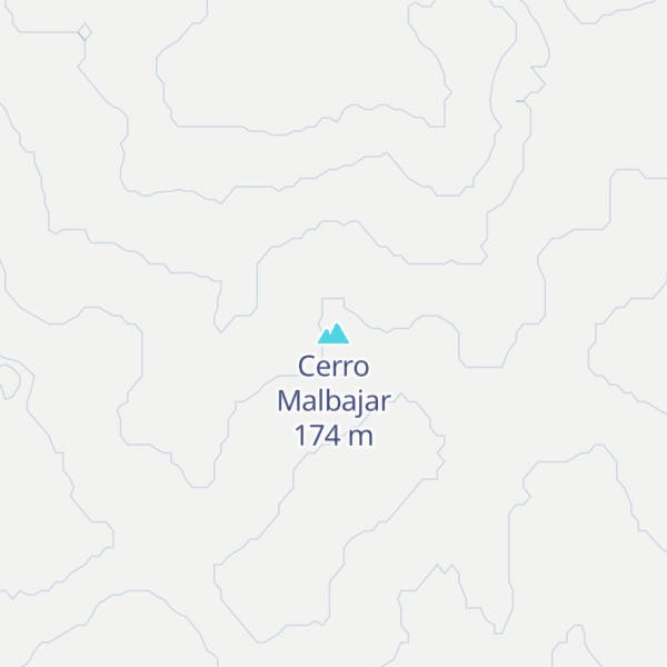 Map of Cerro Malbajar
