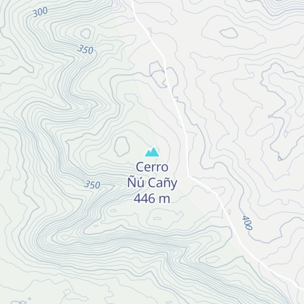 Map of Cerro Ñú Cañy