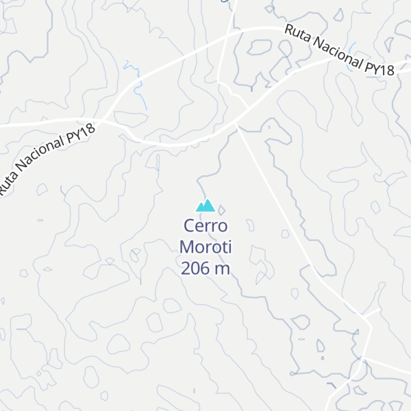 Map of Cerro Moroti