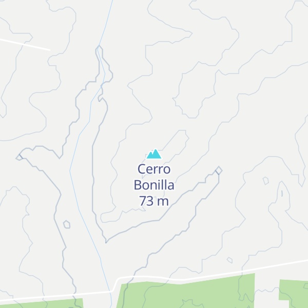 Map of Cerro Bonilla